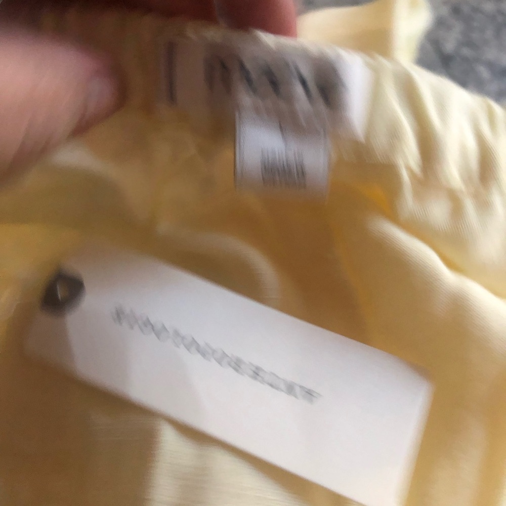 BNWT Anthropologie Butter Yellow Linen Blend Pants 💛 - Picture 2 of 5